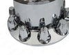 QSC Chrome Semi Truck Dome Rear Axle Cover kits Hub Cap 33mm Thread on Lug Nuts QSC Chrome Semi Truck Dome Rear Axle Cover kits Hub Cap 33mm Thread on Lug Nuts