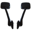 QSC Truck Black Hood Mirror Set (L & R) for Freightliner Cascadia 08+